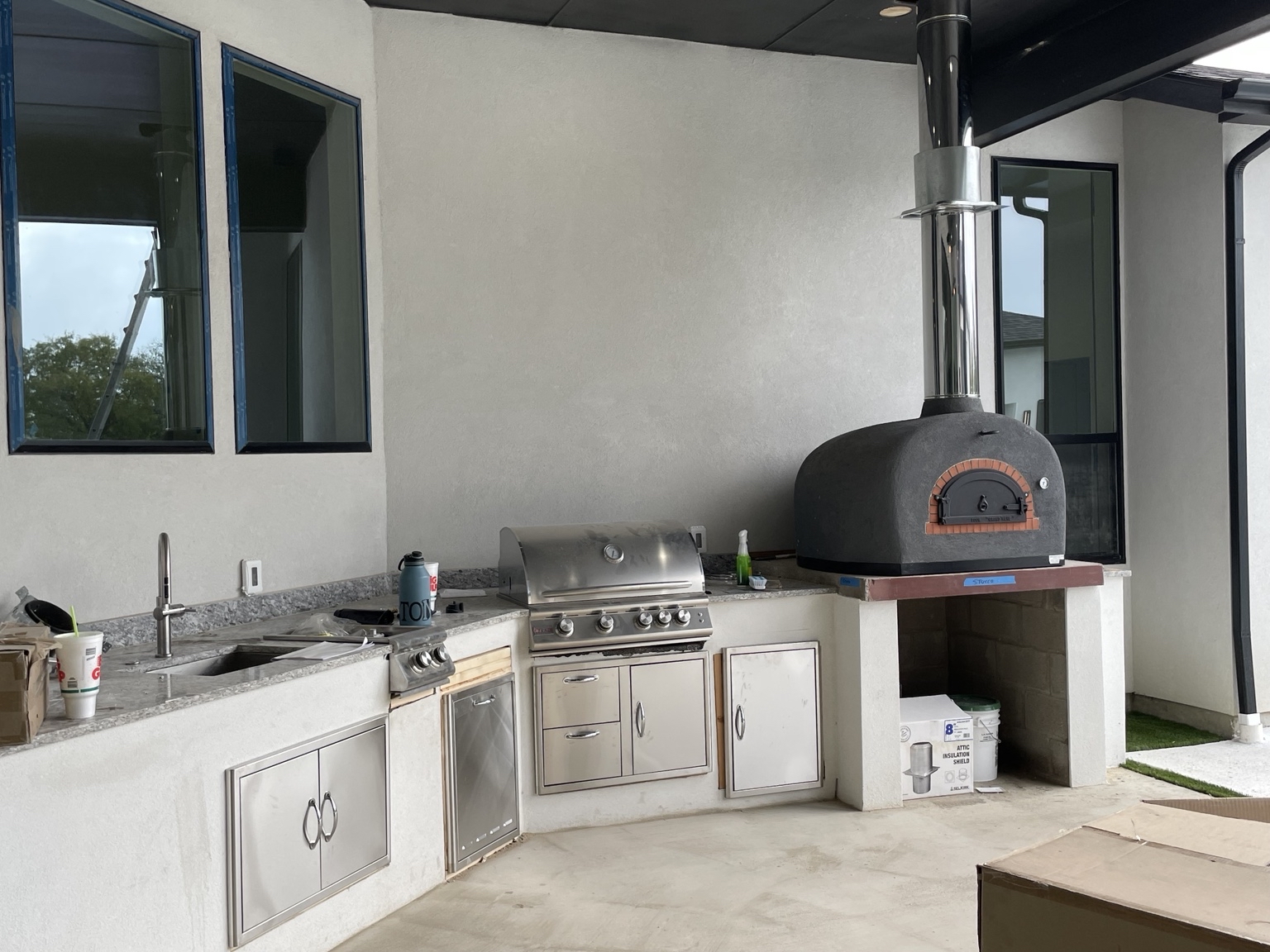 Outdoor Pizza Oven Installation
