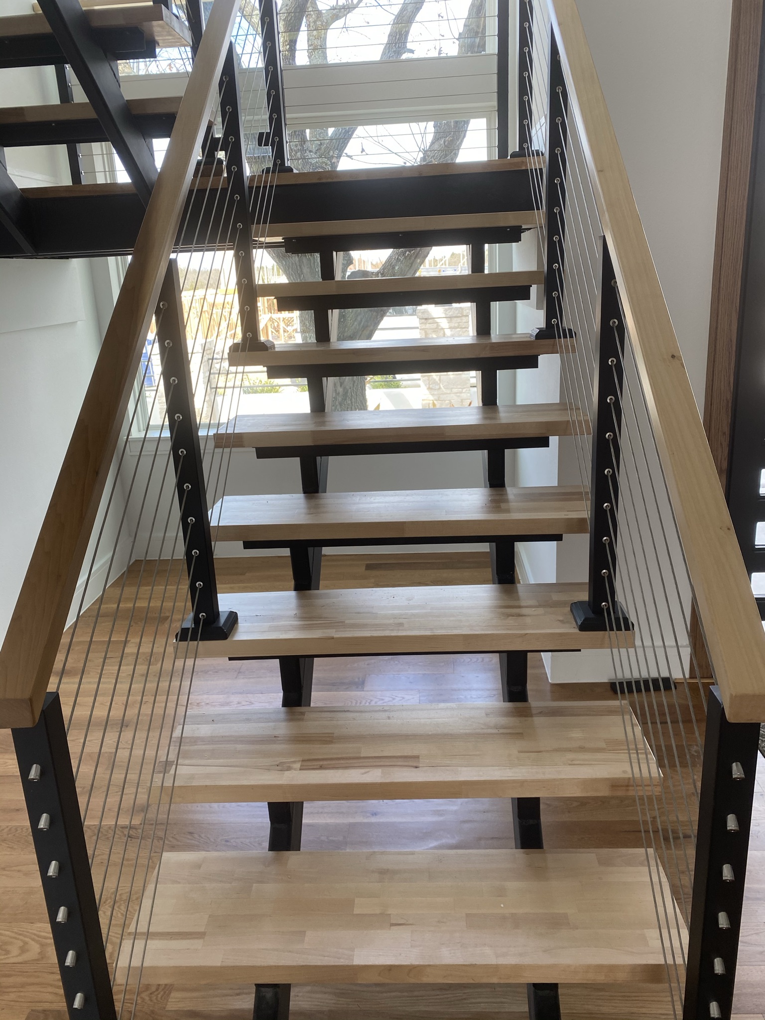 Custom Fabricated Steel Staircase