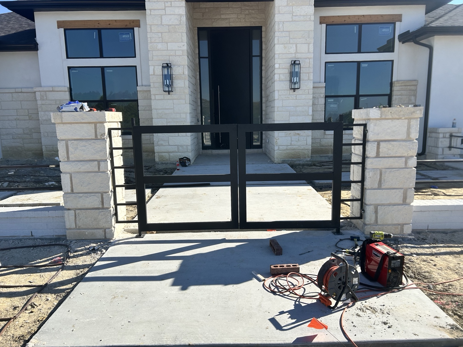 Custom Courtyard Entry Gate