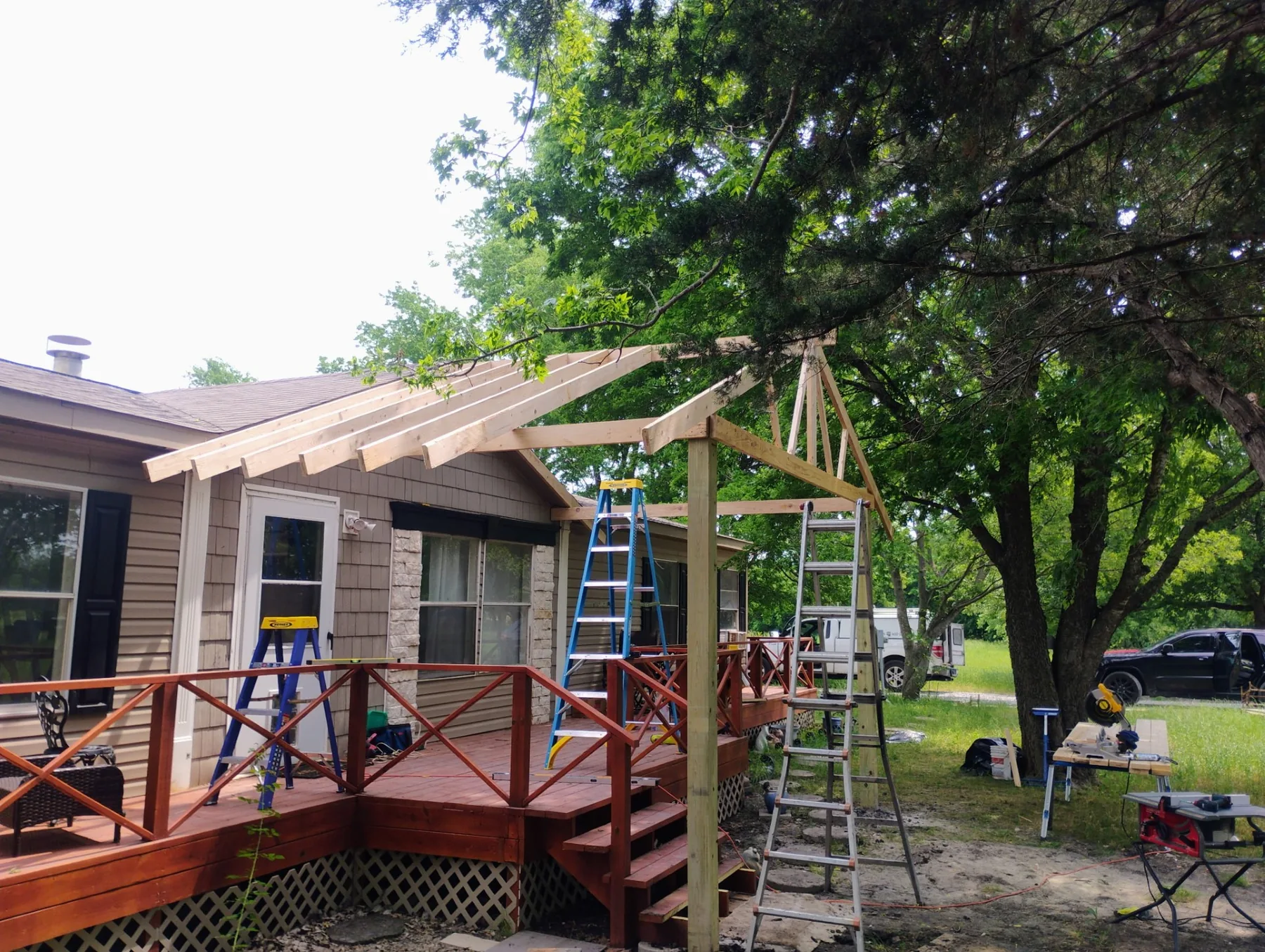 Finished exterior project showing the value of regular maintenance.