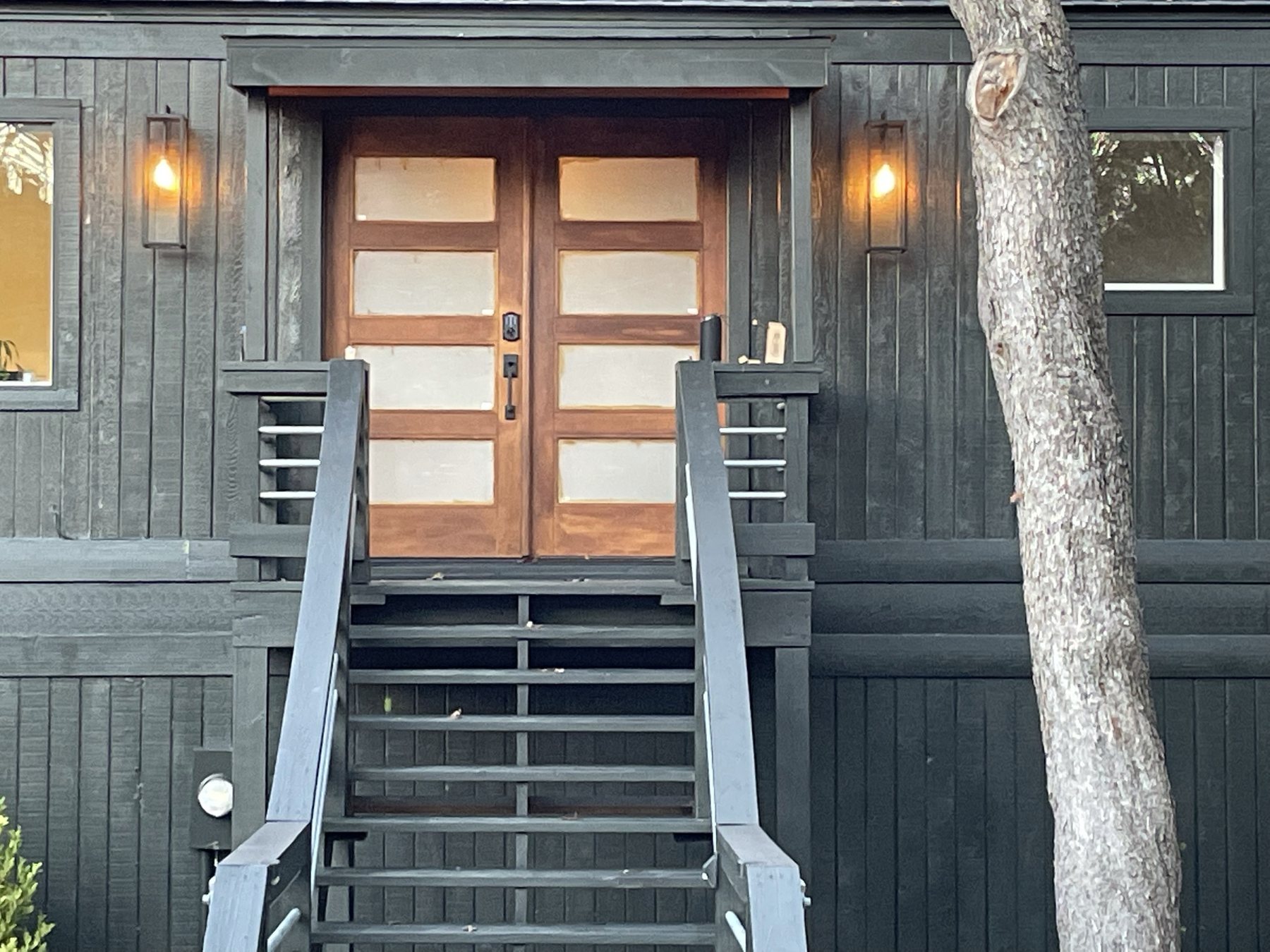 Custom Front Entry Awning & Roof Integration