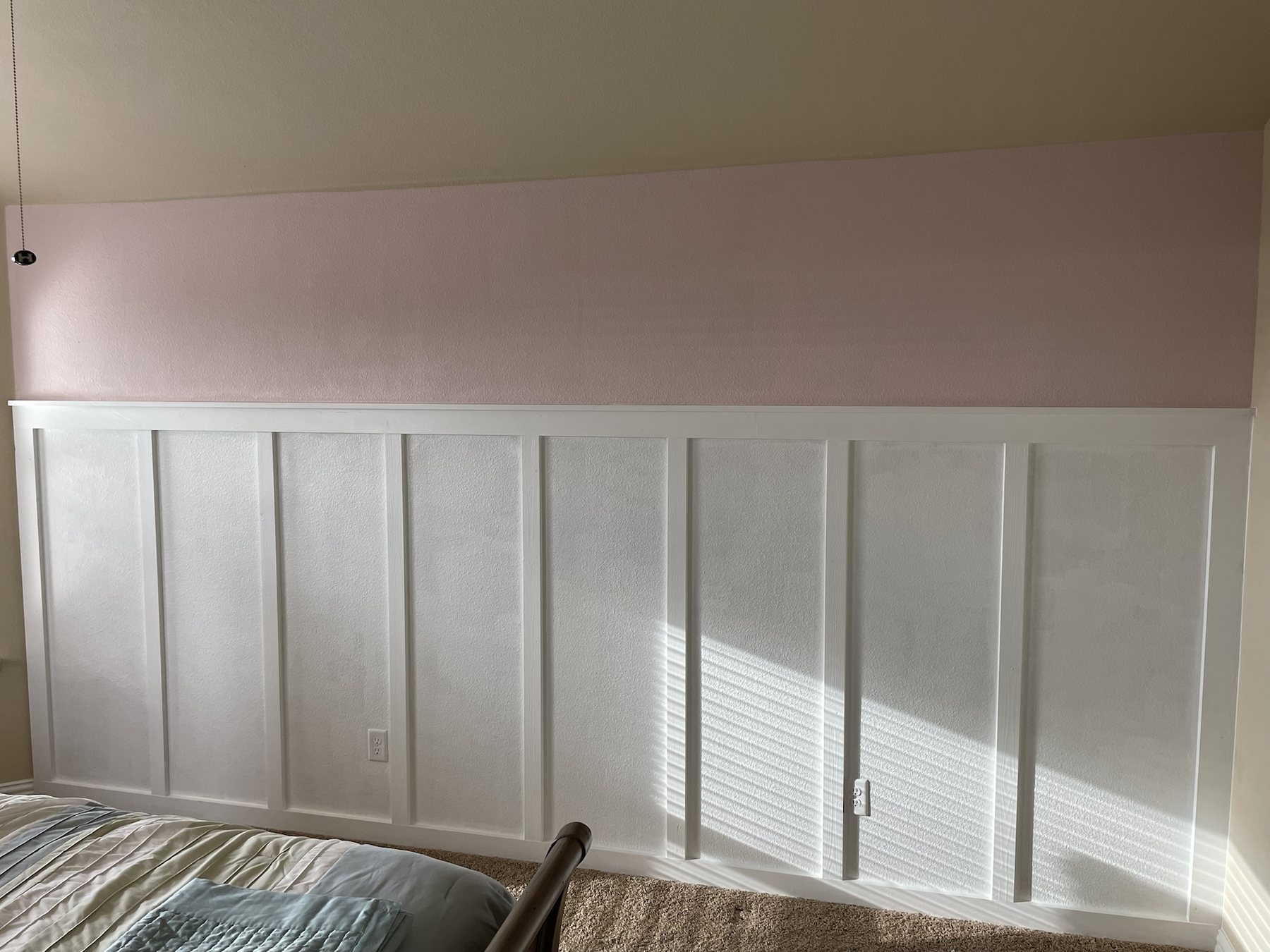 Custom Board-and-Batten Nursery Accent Wall