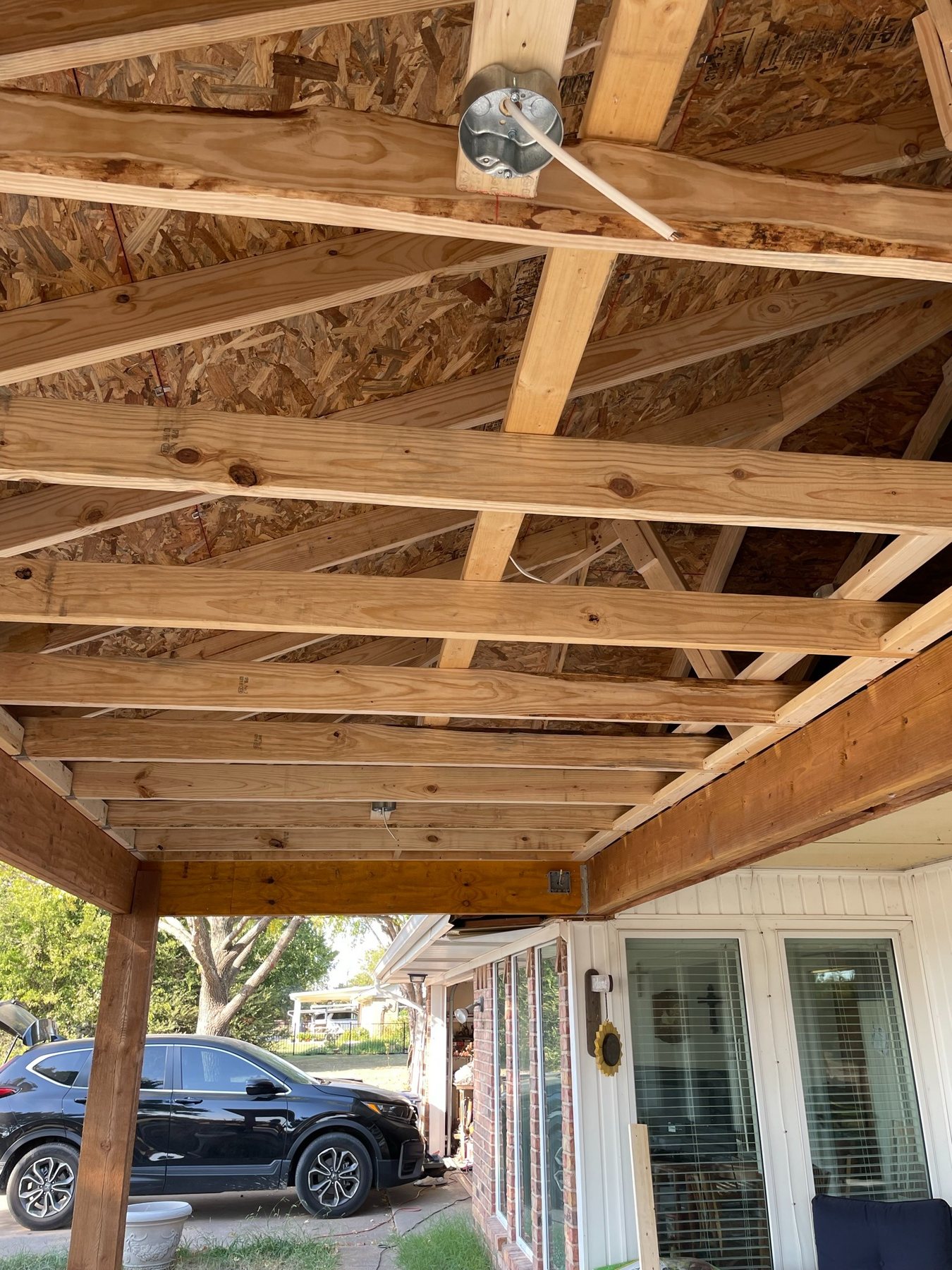 Covered Patio Electrical Upgrade — Switched Receptacles & Lighting